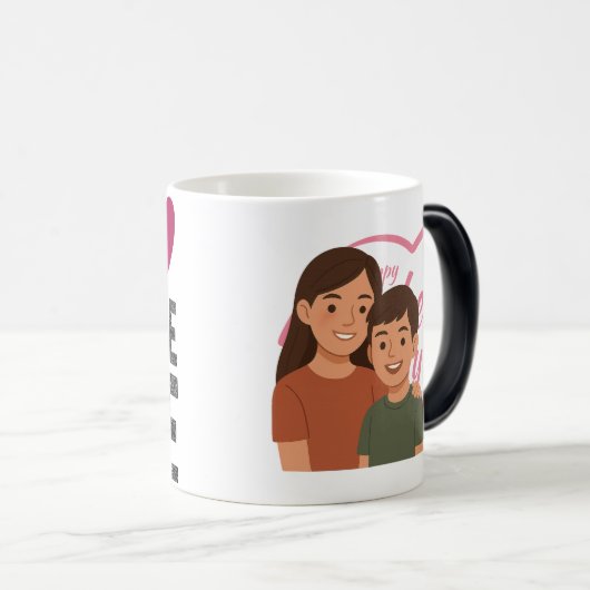 Gepersonaliseerde Cartoon Paar Mok ideaal voor de (Voorkant rechts)