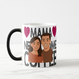 Gepersonaliseerde Cartoon Paar Mok ideaal voor de