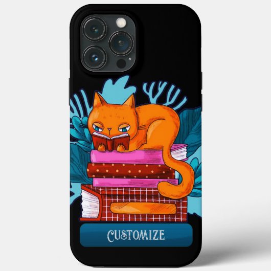 Gepersonaliseerde Cat goedgekeurde boeken Case-Mate iPhone Case (Achterkant)