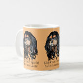 Gepersonaliseerde Cavalier King Charles Spaniel Mo Koffiemok (Voorkant links)