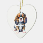 Gepersonaliseerde Cavalier King Charles Spaniel Pu Keramisch Ornament (Links)