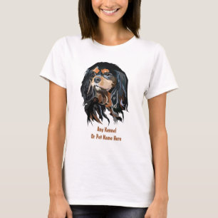 Gepersonaliseerde Cavalier King Charles Spaniel T-shirt