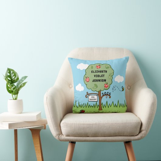 Gepersonaliseerde Celebration Tree Kind Kussen (Stoel)