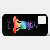Gepersonaliseerde Chakra Lotus Yoga iPhone Otterbo Case-Mate iPhone Case (Achterkant (horizontaal))