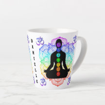 Gepersonaliseerde Chakra Ohm Yogi Zen Mok