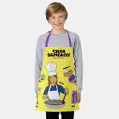 Gepersonaliseerde Chanoeka Kinder Schort (Gedragen)