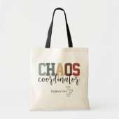 Gepersonaliseerde Chaos Coördinator Canvas tas, Ma Tote Bag (Voorkant)