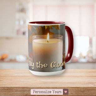 Gepersonaliseerde Chase Away de sombere herfst-the Mok