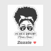 Gepersonaliseerde Cheer Mam Sticker (Vel)