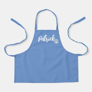 Gepersonaliseerde chef elke naam kind bakker blauw schort