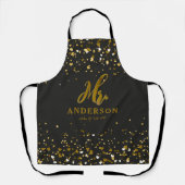 Gepersonaliseerde Chic Mr en Mrs Aprons Gift Set Schort (Voorkant)