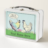 Gepersonaliseerde  Chickens Metal Lunchbox (Voorkant)