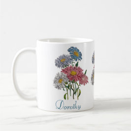 Gepersonaliseerde China Asters Koffiemok