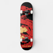 Gepersonaliseerde Chinese draak Skateboard (Voorkant)