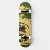 Gepersonaliseerde Chinese draak Skateboard (Voorkant)