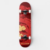 Gepersonaliseerde Chinese draak Skateboard (Voorkant)