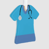 Gepersonaliseerde chirurg kerstversiering ornament (voorkant)