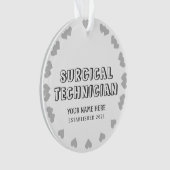 Gepersonaliseerde chirurgische technicus ornament (voorkant)