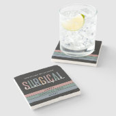 Gepersonaliseerde Chirurgische Technologist Week O Stenen Onderzetter (Zijkant)