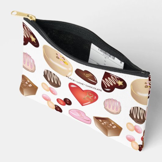 Gepersonaliseerde Chocolade Snoep Hart Etui (Open)