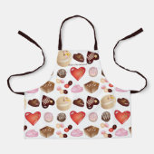 Gepersonaliseerde Chocolade Snoep Hart Kinder Schort (Voorkant)