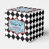 Gepersonaliseerde  Circus Favor Box Bedankdoosjes (Achterkant)
