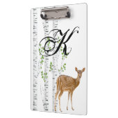 Gepersonaliseerde Clip Board Herten Doe Buck Bos H Klembord (Links)
