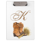 Gepersonaliseerde Clip Board Zomer Land Bruiloft R Klembord (Voorkant)