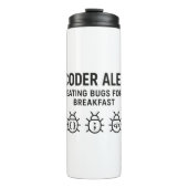 Gepersonaliseerde Coder Thermische Tumbler – Eten  Thermosbeker (Voorkant)