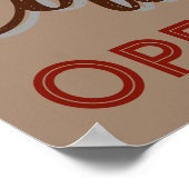 Gepersonaliseerde Coffee Shop Sign Poster (Hoek)