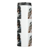 Gepersonaliseerde collage bruiloft foto's thermosbeker (Achterkant)