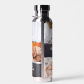 Gepersonaliseerde collage foto Beste vader ooit Waterfles (Rechts)