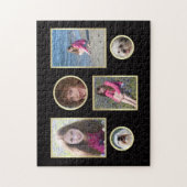 Gepersonaliseerde collage zes foto puzzel (Verticaal)