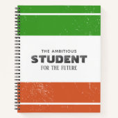 Gepersonaliseerde Colorblock Notitieboek (Voorkant)