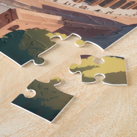 Gepersonaliseerde Colosseum puzzel Legpuzzel (Zijkant)