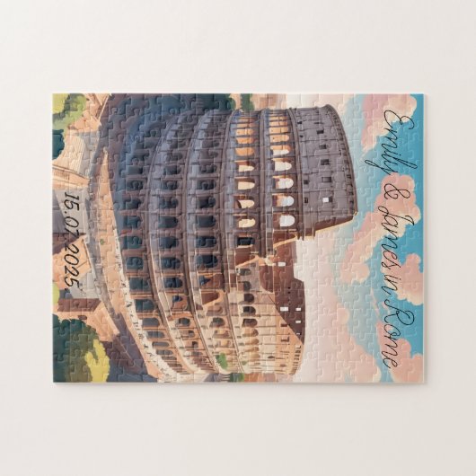 Gepersonaliseerde Colosseum puzzel Legpuzzel (Horizontaal)