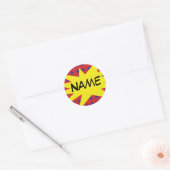 Gepersonaliseerde Comic Sticker (Envelop)