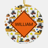 Gepersonaliseerde constructievoertuigen voor de fi keramisch ornament (Voorkant)