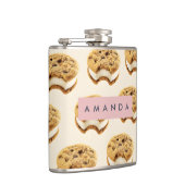 Gepersonaliseerde Cookie Ice Cream Sandwich Patroo Heupfles (Rechts)