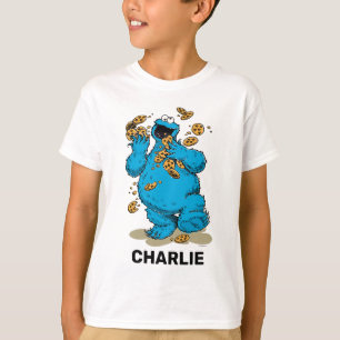 Gepersonaliseerde Cookie Monster Crazy Cookies T-S T-shirt