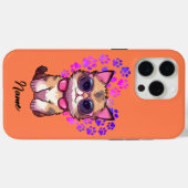 Gepersonaliseerde Cool Cat in Zonnebril Hoesje (Achterkant (horizontaal))