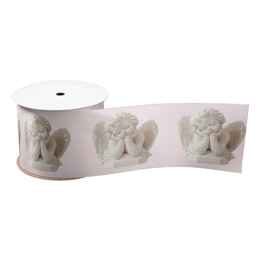 Gepersonaliseerde Coquette Sleeping Angel Sculptur Lint (Spoel)