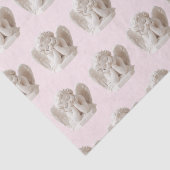 Gepersonaliseerde Coquette Sleeping Angel Sculptur Tissuepapier (Detail)