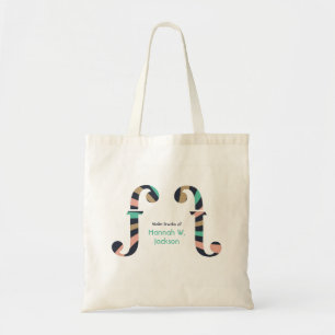 Gepersonaliseerde Correcte Gloed Grafisch van de I Tote Bag