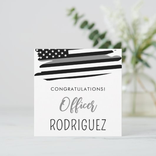 Gepersonaliseerde correcties Academy Afstuderen Mo Kaart (Staand voorkant)