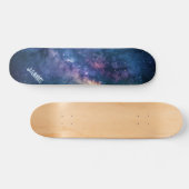 Gepersonaliseerde Cosmic Galaxy Skateboard (Horizontaal)