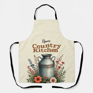 Gepersonaliseerde Country Kitchen Schort - Boerder