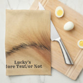 Gepersonaliseerde cowboy theedoek (Quarter Fold)