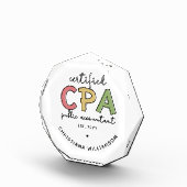 Gepersonaliseerde CPA Certified Public Accountant- Fotoblokken (Rechts)