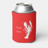 Gepersonaliseerde Crawfish Boil Event Blikjeskoeler (Blikje Achterkant)